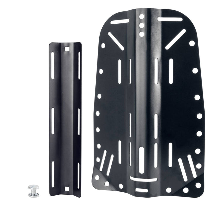 Plaque arrière en aluminium noire pour BCD modulaire Seac 0450009