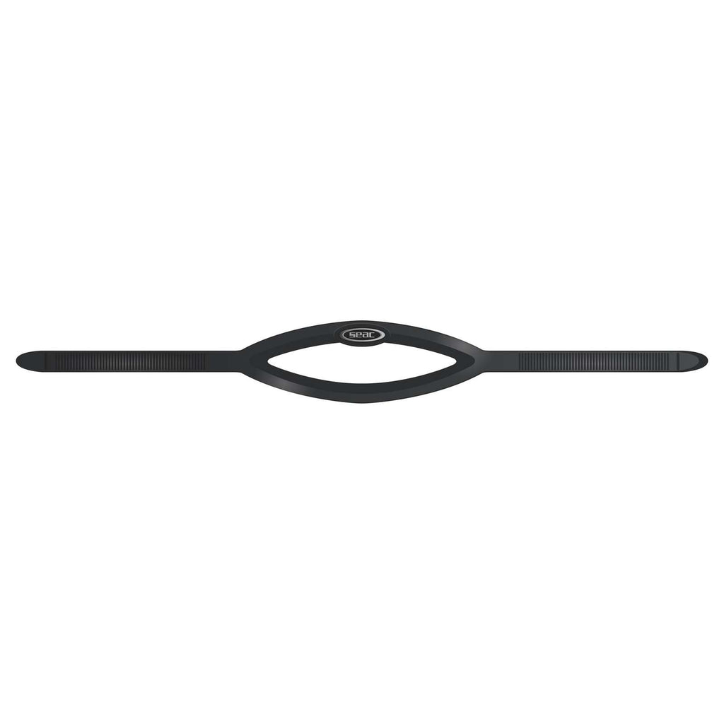 Sangle mince en silicone noir Seac 0780017