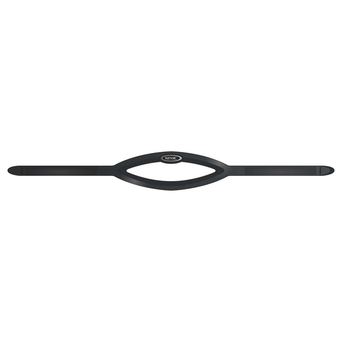 Sangle mince en silicone noir Seac 0780017