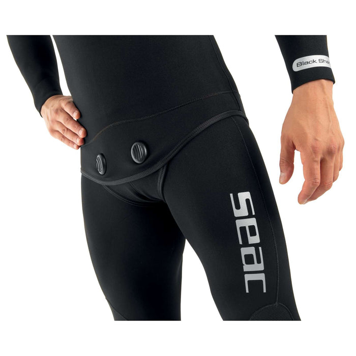 Combinaison de plongée Black Shark Homme 3mm Noir M Seac 1-108-M
