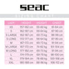Combinaison de plongée Space Femme 7mm Long M Seac 1-116-M LONG