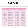 Combinaison de plongée Space Femme 5mm Long M Seac 1-117-M LONG