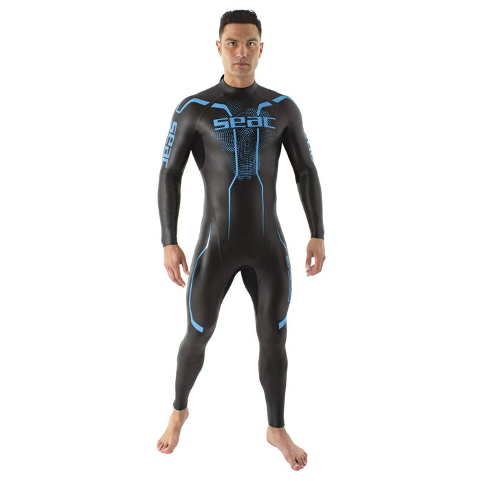 Combinaison de plongée Pace Homme 2,5-3,5mm Noir-Bleu S Seac 1-133-S