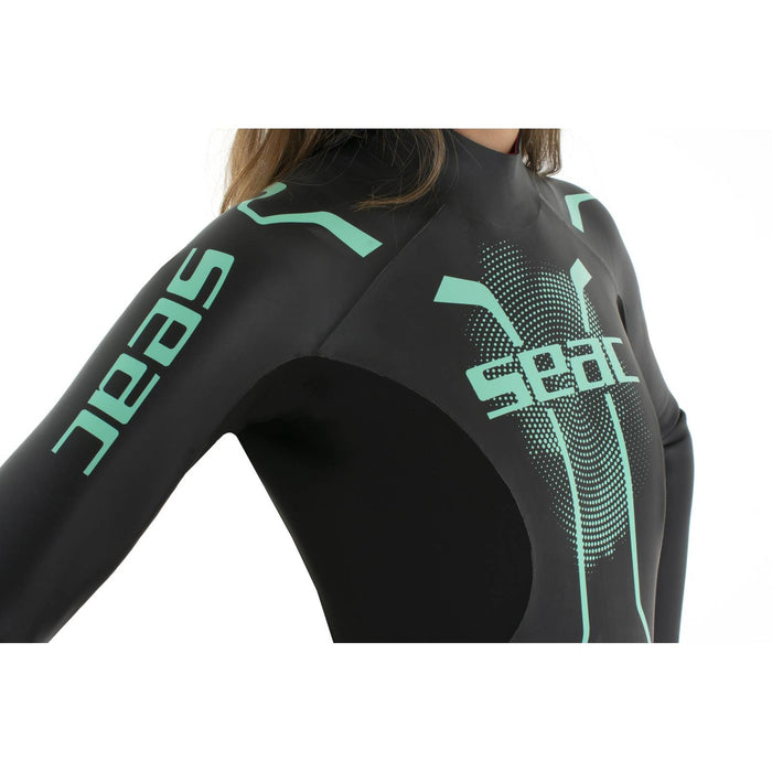 Combinaison de plongée Pace Femme 2,5-3,5mm Noir-Turquoise XXL Seac 1-134-XXL