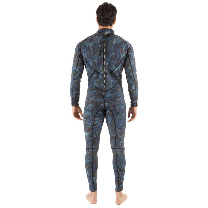 Combinaison bleue mer homme 1,5 mm camouflage XXXL Seac 1-157-XXXL