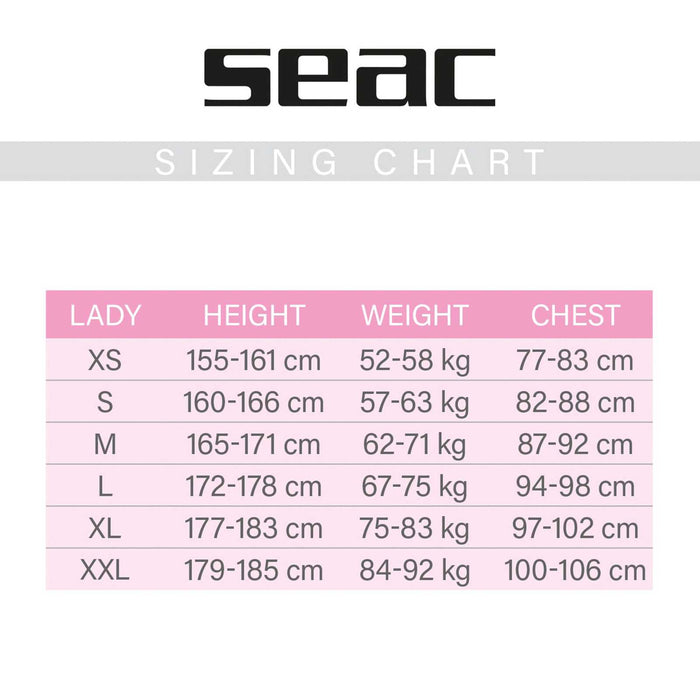 Combinaison Relax Short femme 2,2 mm XXL Seac 1-40-XXL