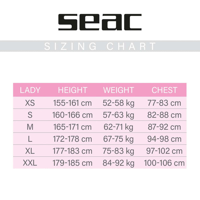 Combinaison Relax Long femme 2,2 mm L Seac 1-42-L