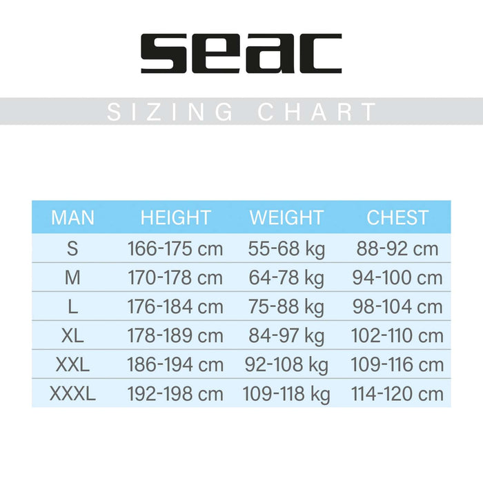 Combinaison Komoda Flex Homme 7mm XXXXL Seac 1-60-XXXXL