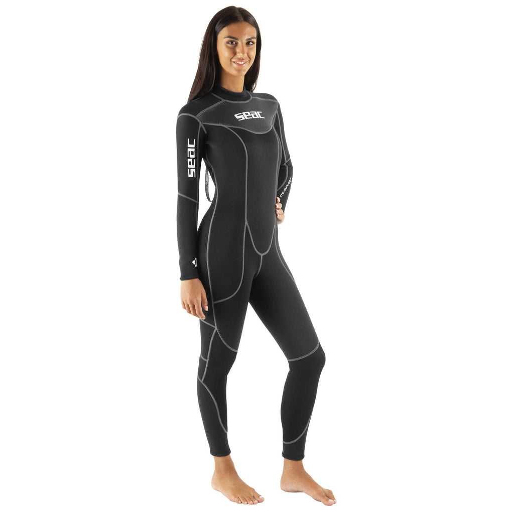 Combinaison Sense Noire Femme 3mm XS Seac 1-79-XS
