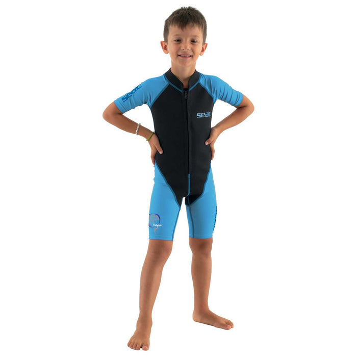 Shorty Dauphin Garçon 1,5mm Bleu 3 Ans Seac 1-87-3A