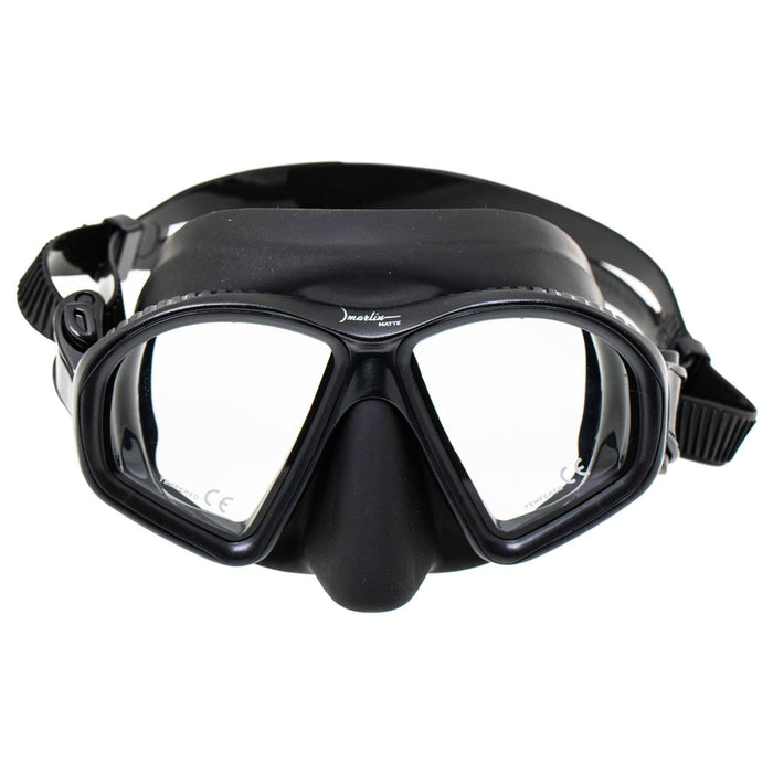 Masque de plongée noir mat Marlin 10300