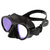 Masque de chasse sous-marine Hunter noir avec verres jaunes miroités Marlin 10304
