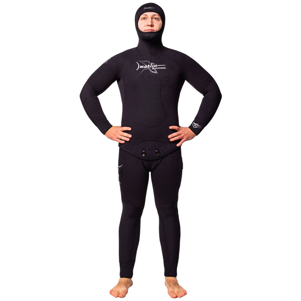 Combinaison complète de plongée sous-marine Manches Noires 5mm Noir Taille XL Marlin 10954