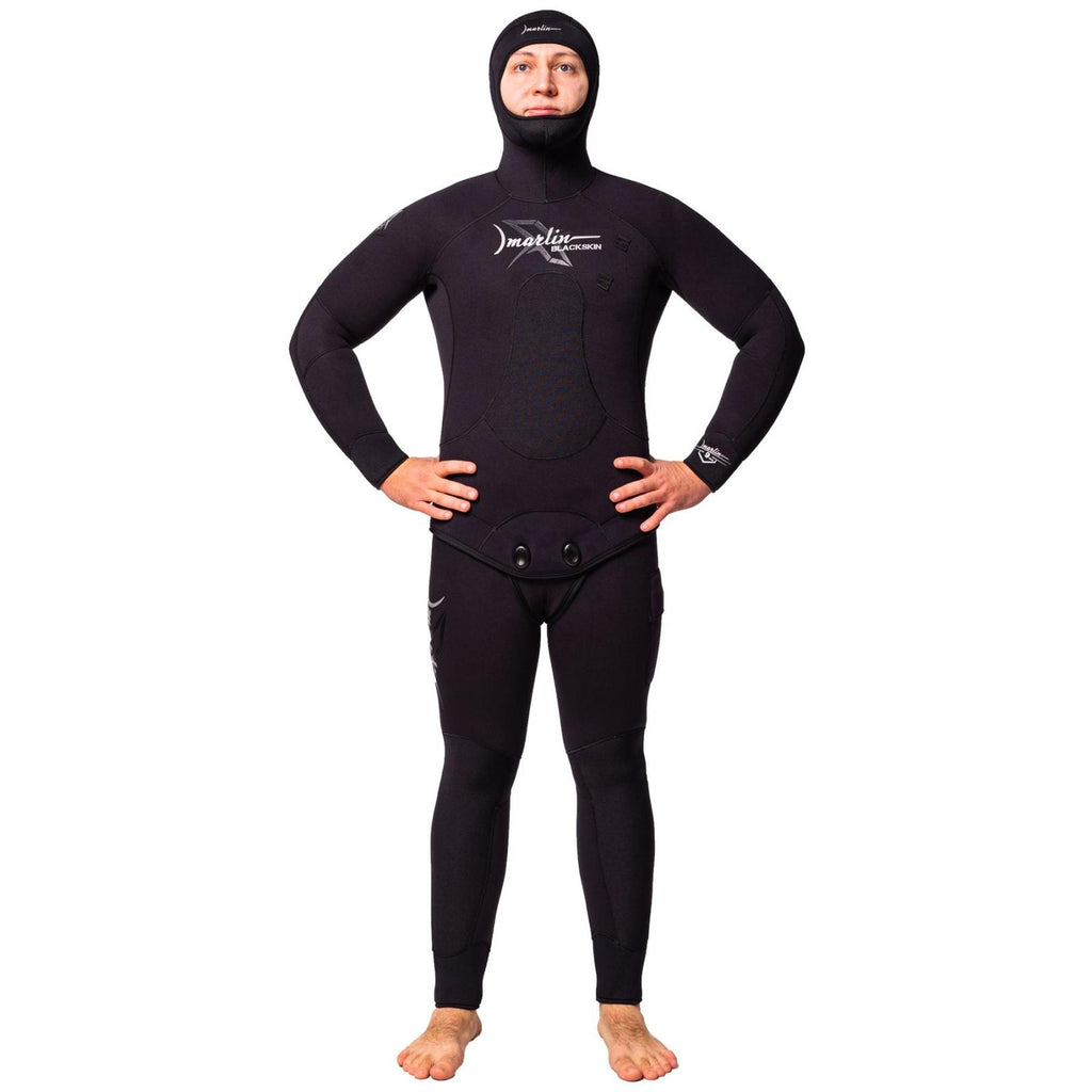 Combinaison complète de plongée sous-marine Manches Noires 9mm Noir Taille L Marlin 10973