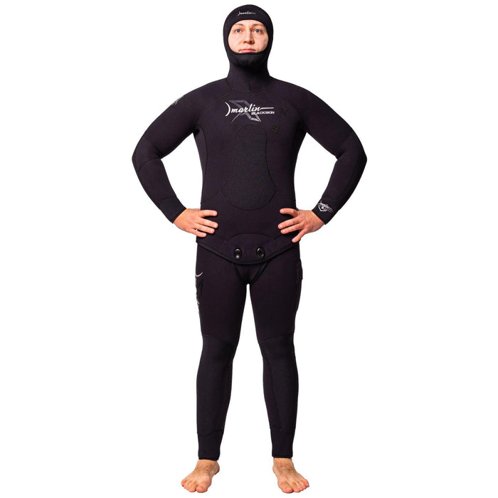 Combinaison complète de plongée sous-marine Manches Noires 9mm Noir Taille L Marlin 10973