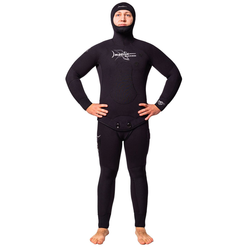 Combinaison complète de plongée sous-marine Manches Noires 9mm Noir Taille XXL Marlin 10976