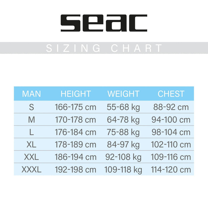 Gilet court Homme 2,5mm S Seac 11-4-S