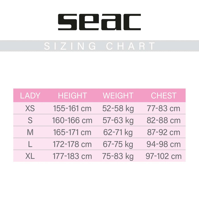 Gilet court Femme 2,5mm XL Seac 11-5-XL