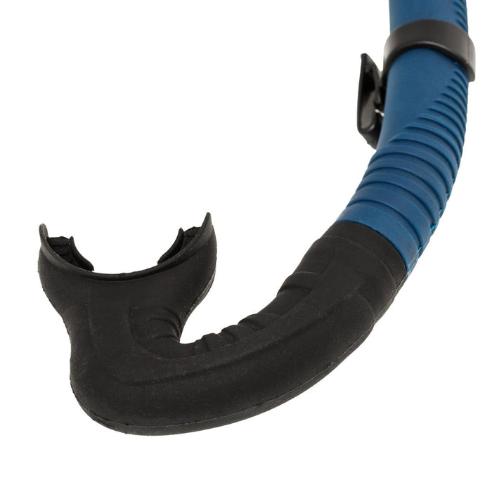 Tube de snorkel noir mat bleu foncé Marlin 11230