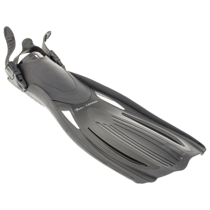 Palmes de plongée Cayman à Talon Ouvert Noir Taille L-44,5-46 Marlin 11262