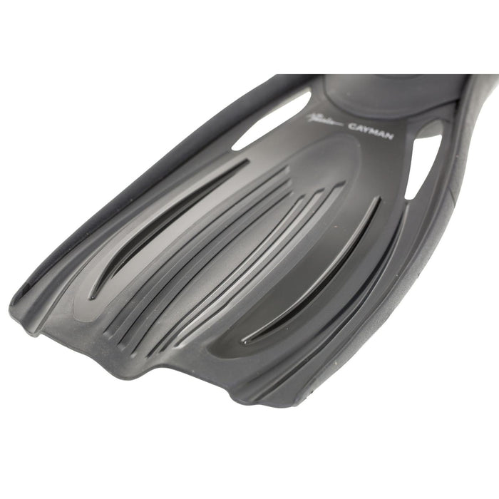 Palmes de plongée Cayman à Talon Ouvert Noir Taille XL-47-48,5 Marlin 11265
