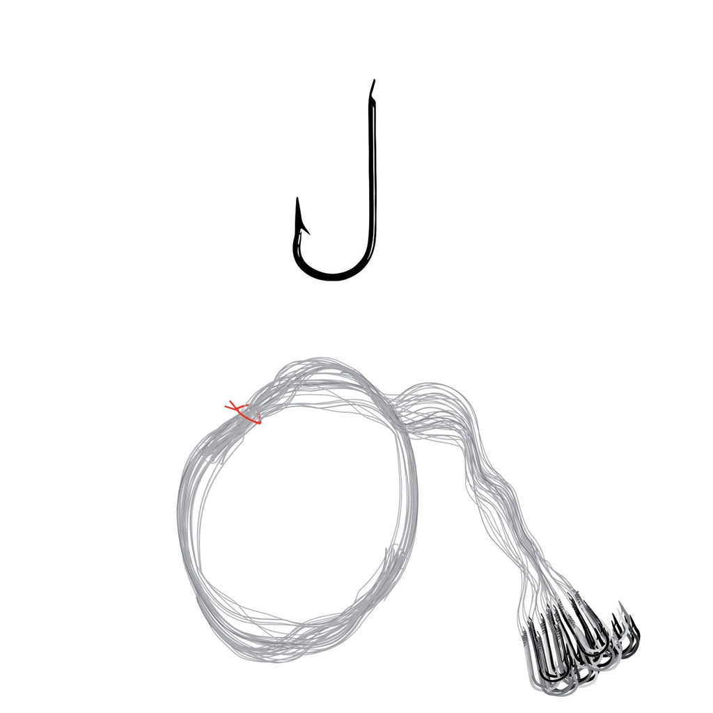 Hameçons liés pour la pêche à la ligne longue Duratin 2315 220cm №7 Expert Predator 11535