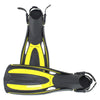 Palmes de plongée Cayman à Talon Ouvert Jaune Taille XS-37-38 Marlin 11541