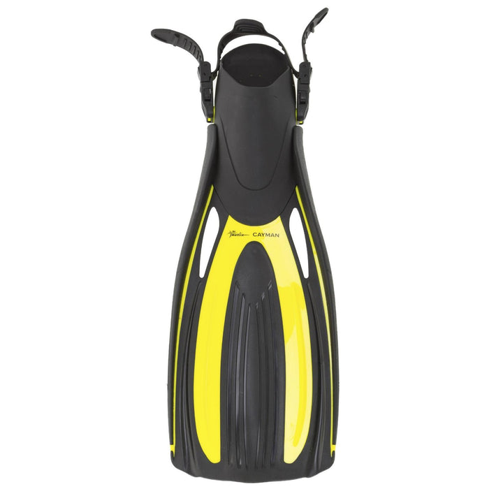 Palmes de plongée Cayman à Talon Ouvert Jaune Taille XS-37-38 Marlin 11541