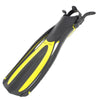 Palmes de plongée Cayman à Talon Ouvert Jaune Taille S-39-41 Marlin 11543