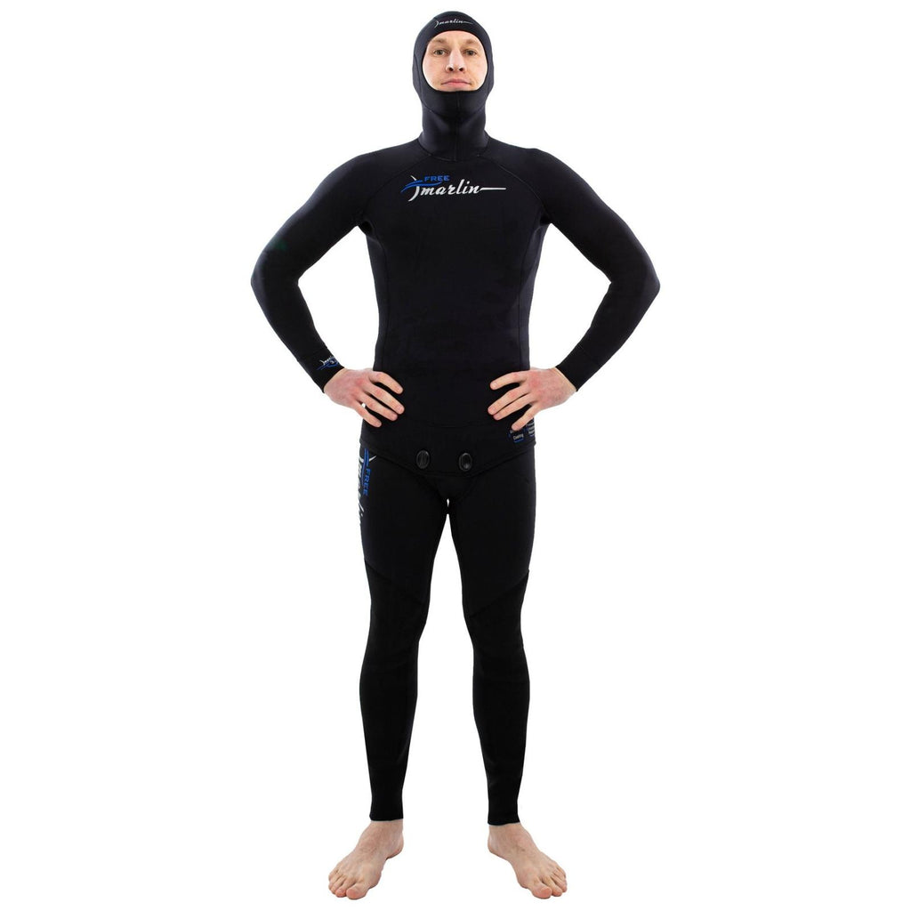 Combinaison de plongée en apnée homme 5mm noire taille M Marlin 116984
