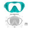 Masque de plongée Frameless Duo Vert Marlin 117427