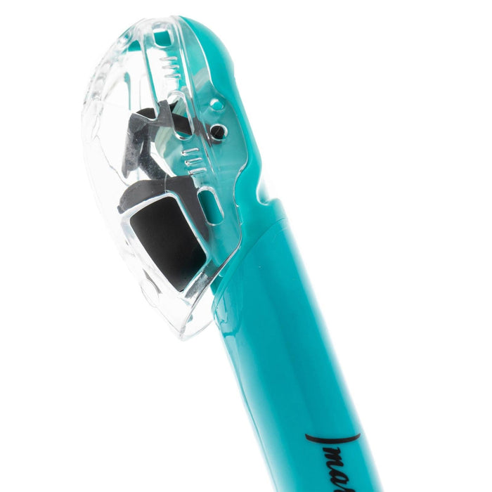 Tube de snorkel Dry Duo vert-transparent Marlin 117429