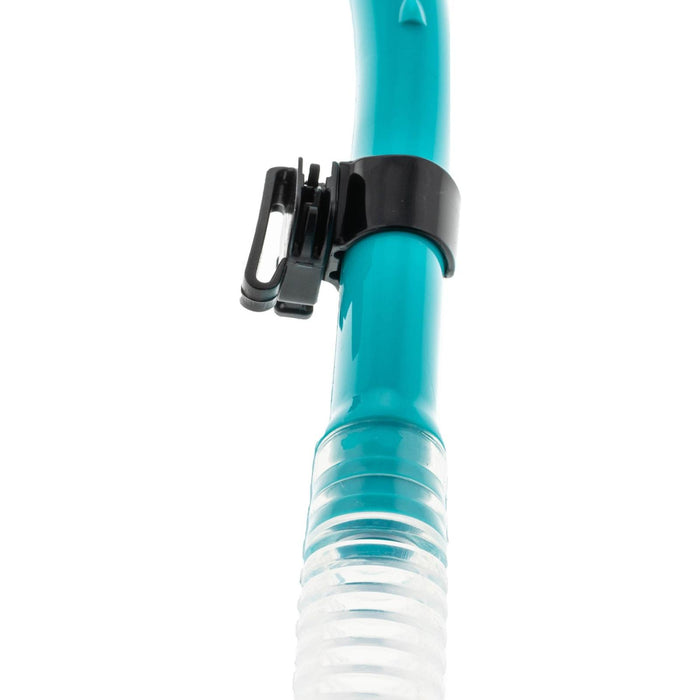 Tube de snorkel Dry Duo vert-transparent Marlin 117429