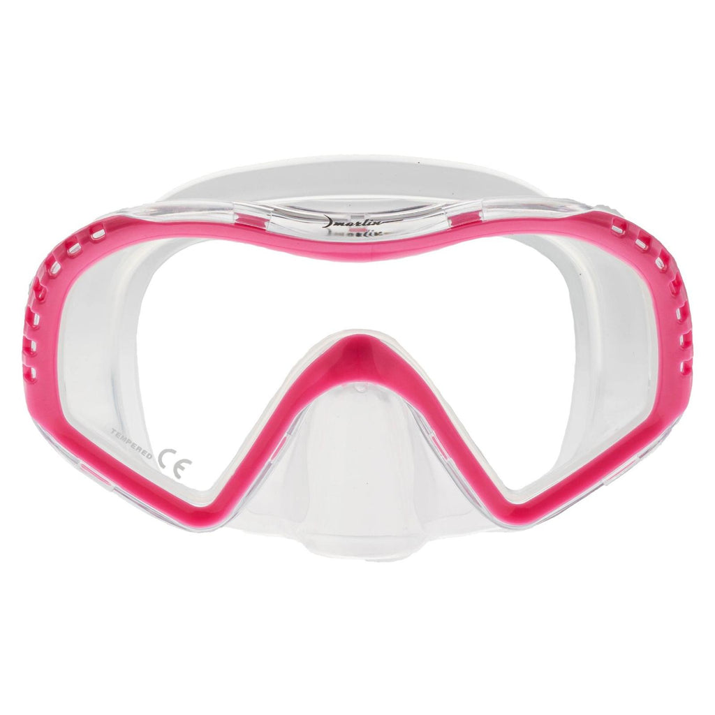 Masque de snorkeling Look Enfants Rose-Transparent Marlin 117443