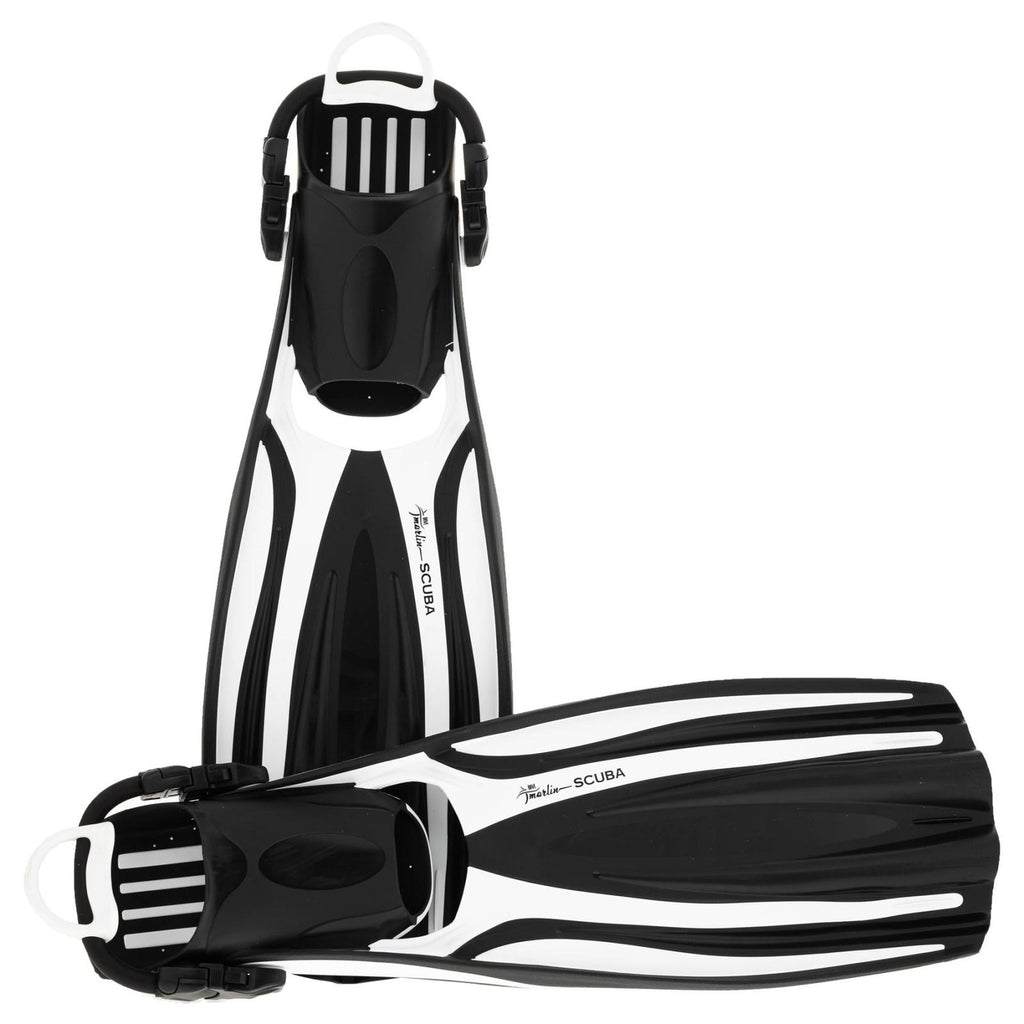 Palmes de plongée Scuba Ebs Blanche Taille R-41-44 Marlin 117455