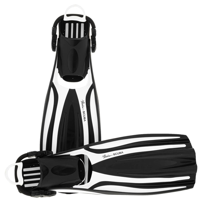 Palmes de plongée Scuba Ebs Blanche Taille R-41-44 Marlin 117455
