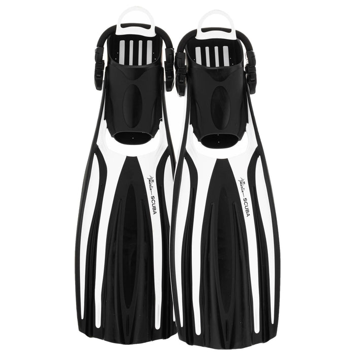 Palmes de plongée Scuba Ebs Blanche Taille R-41-44 Marlin 117455
