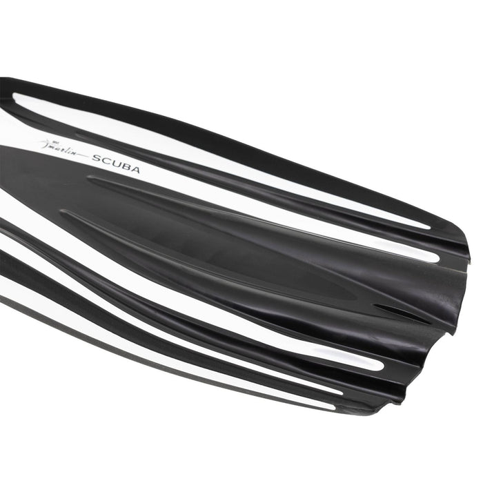 Palmes de plongée Scuba Ebs Blanche Taille R-41-44 Marlin 117455