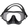 Masque de chasse sous-marine sans cadre noir mat Marlin 117472