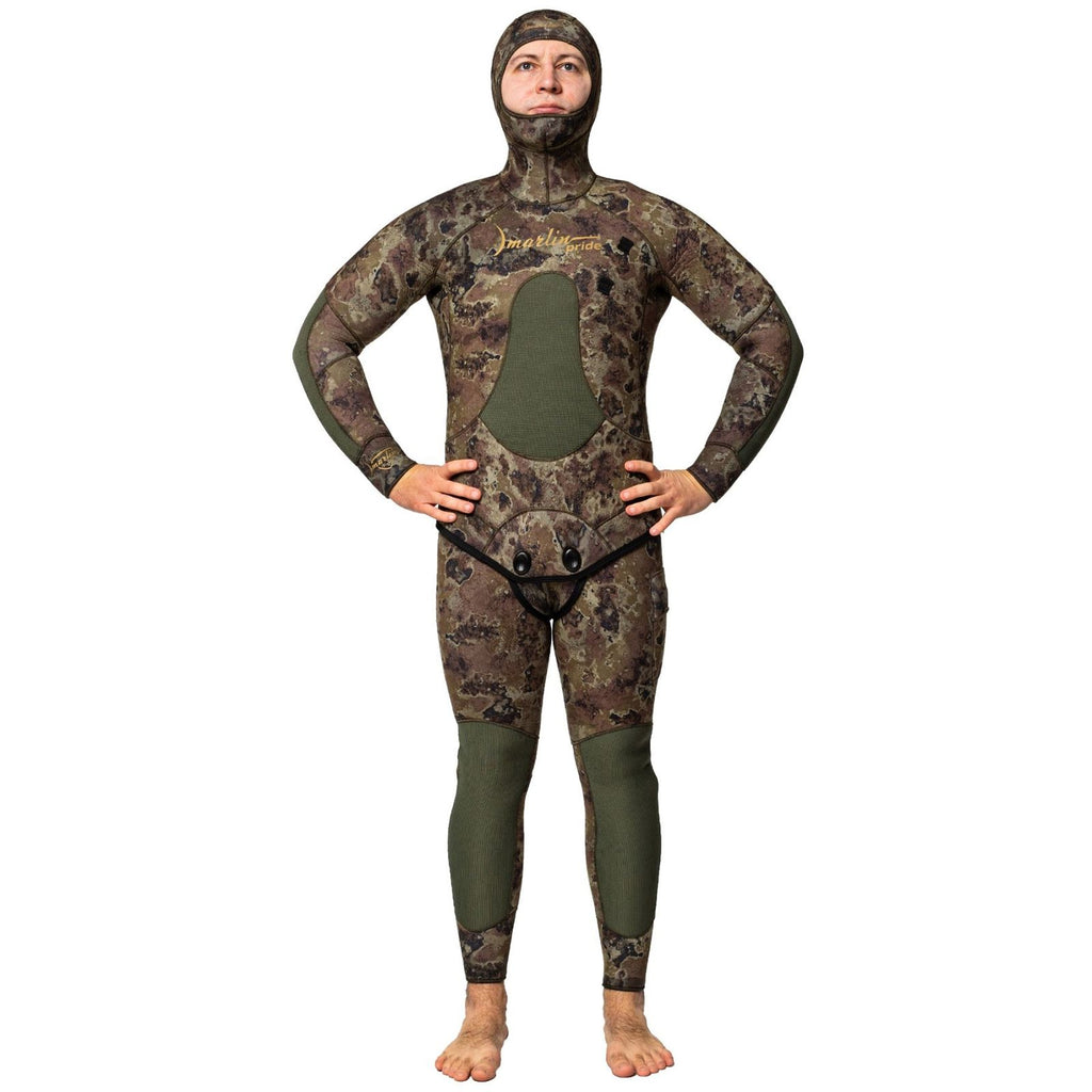 Combinaison de chasse sous-marine Pride 9mm Vert-Camouflage Taille LX Marlin 117575
