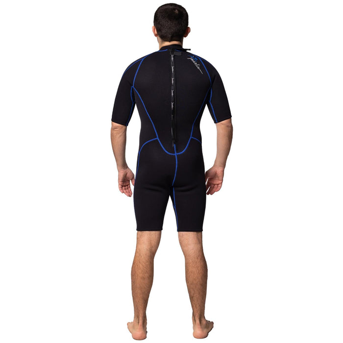 Shorty combinaison Malibu Homme 2.5mm Noir-Bleu Taille XXL Marlin 117608