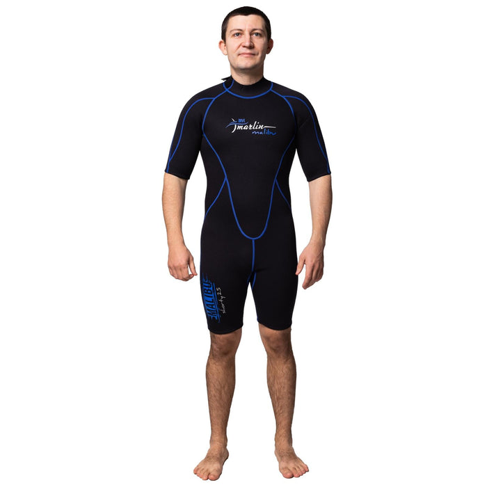 Shorty combinaison Malibu Homme 2.5mm Noir-Bleu Taille XXXL Marlin 117609