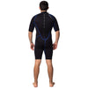 Shorty combinaison Malibu Homme 2.5mm Noir-Bleu Taille XXXL Marlin 117609