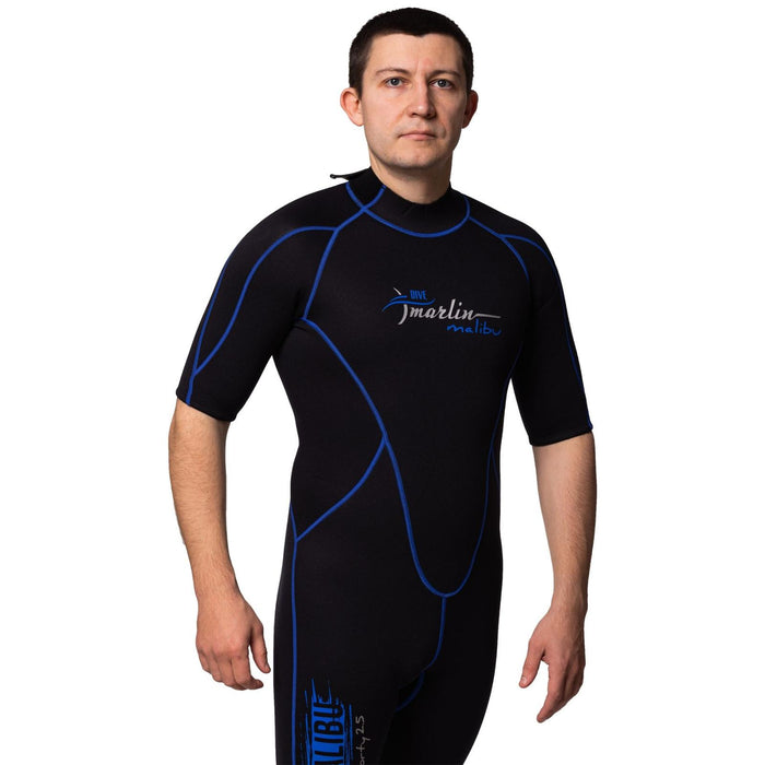 Shorty combinaison Malibu Homme 2.5mm Noir-Bleu Taille XXXL Marlin 117609