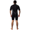 Shorty combinaison Malibu Homme 2.5mm Noir-Argent Taille XXL Marlin 117615