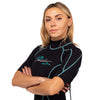 Shorty combinaison Malibu Femme 2.5mm Noir-Aqua Bleu Taille M Marlin 117623