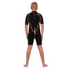 Combinaison shorty de snorkeling Malibu enfants 2,5mm noire-jaune taille S Marlin 117629