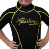 Combinaison shorty de snorkeling Malibu enfants 2,5mm noire-jaune taille S Marlin 117629
