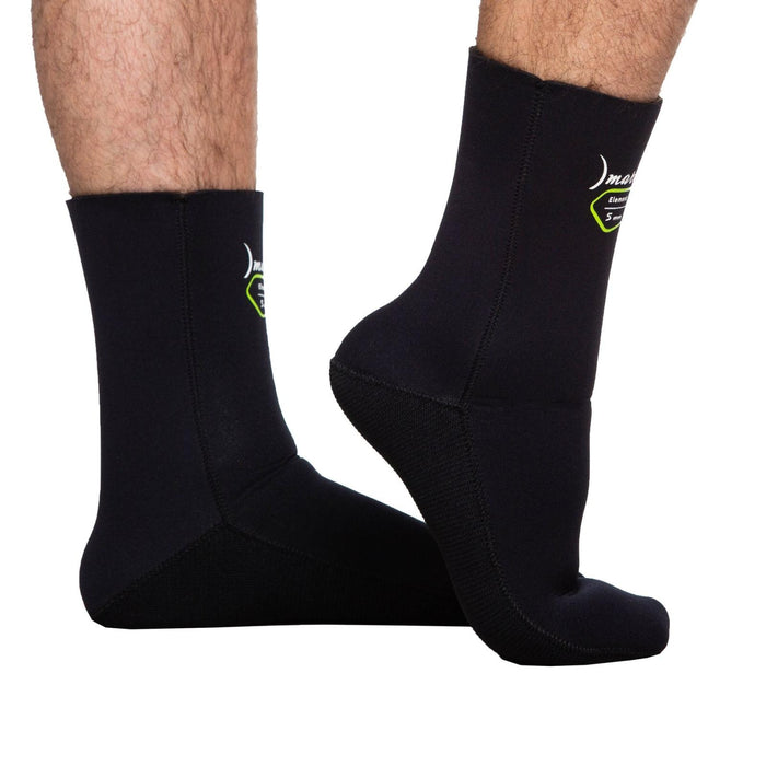 Chaussettes de chasse sous-marine Element 3mm Noires Taille L Marlin 117758