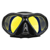 Masque de chasse sous-marine Superba noir avec verres jaunes miroités Marlin 117848